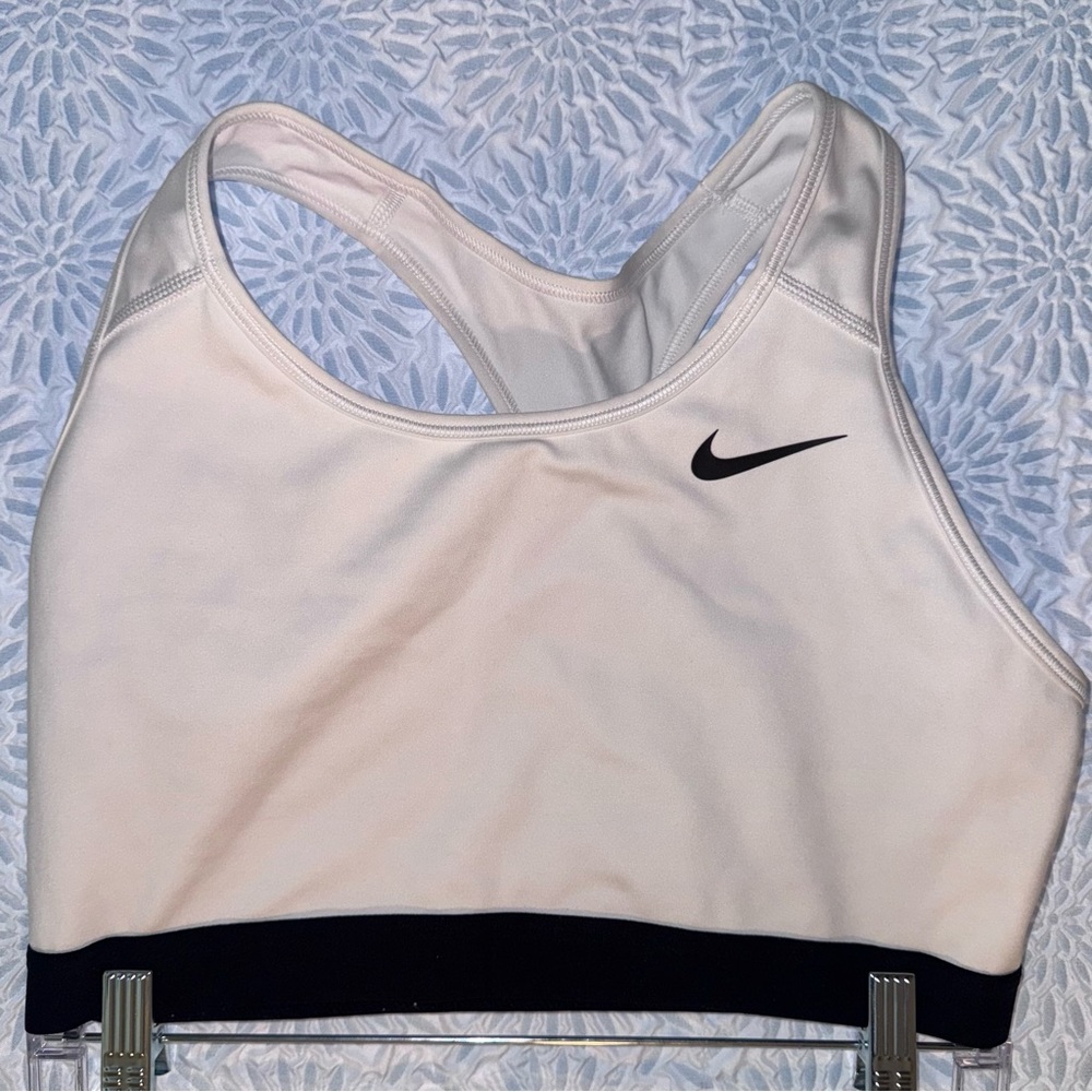 Nike Womens Swoosh Band Medium Support Sports Bra Racerback Padded Dri-fit